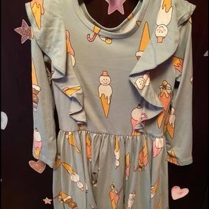 Dotdotsmile ruffle dress girls size 5/6